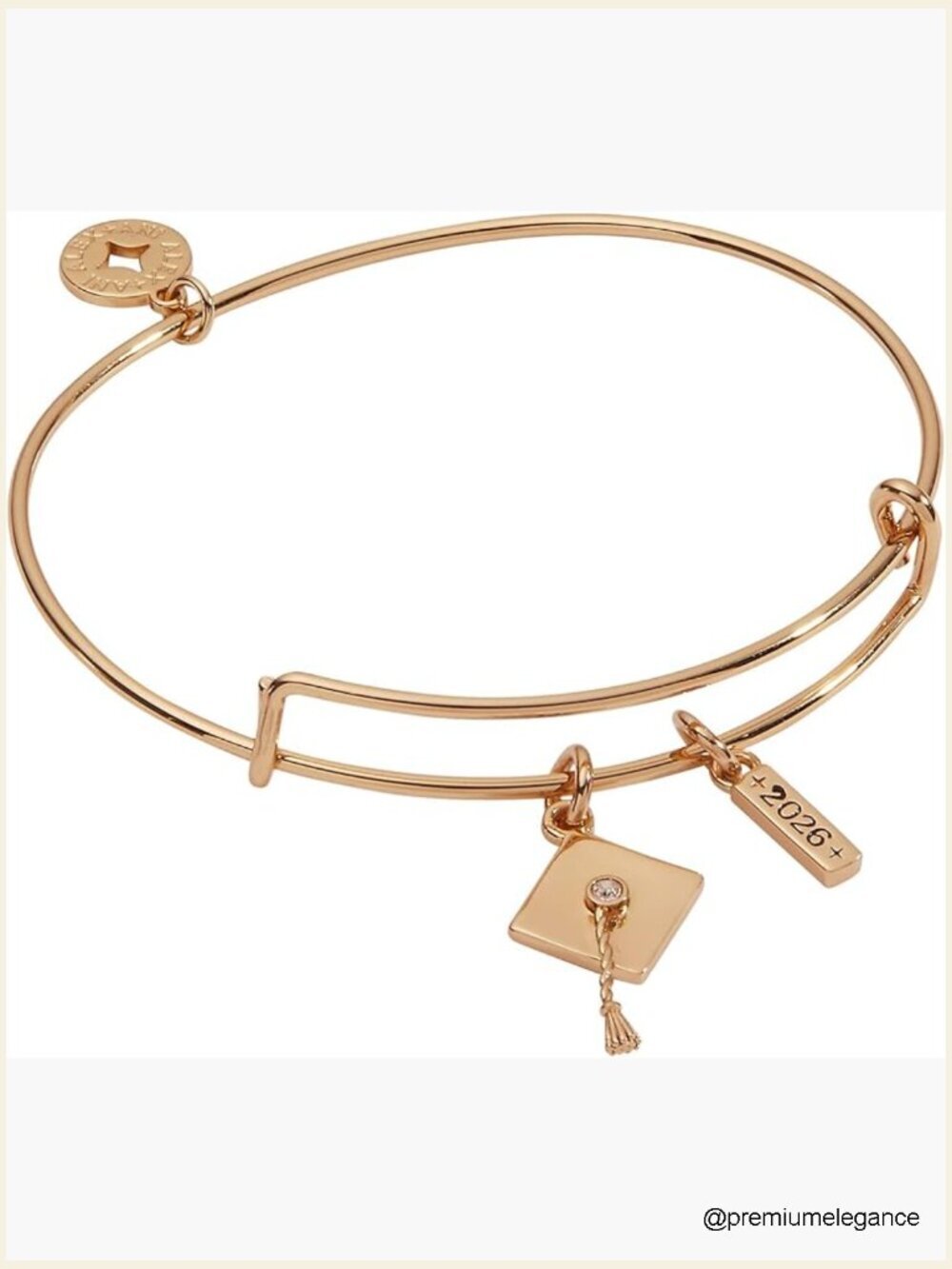 Graduation 2026 Multi-Charm Expandable Bangle Bracelet